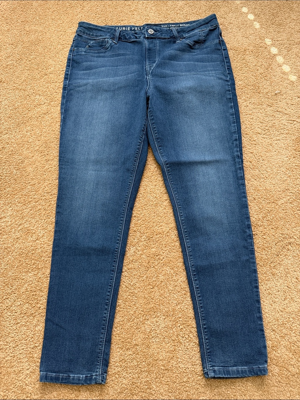 Laurie Felt Midnight Blue Skinny Stretch Jeans